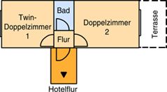 Ringhotel Ahrensburg Familienzimmer Grundriss